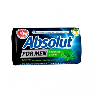 Абсолют туалет.мыло Классик 90гр.Лемонграсс и мята д/мужчин
