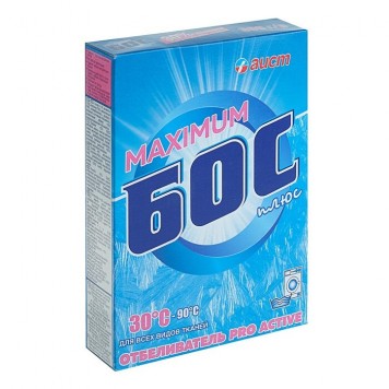 Аист Бос плюс МАХ Отбеливатель Без хлора  300гр.(48шт.) УНИВЕРСАЛЬНЫЙ 