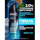 АКС Пена д/бритья 200мл Айс Чилл/6, шт