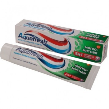 Аквафреш з/паста Тотал Кэа 3  100мл.Мягк.мятная