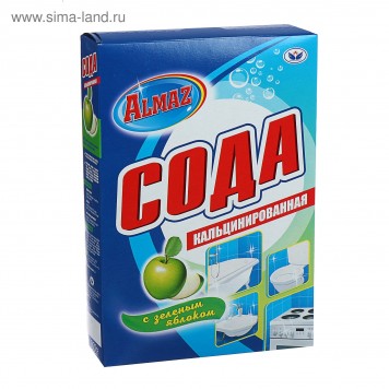 ALMAZ кальцинированная сода Зеленое яблоко 600гр(16шт)
