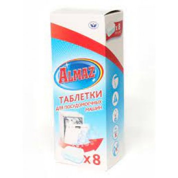 Almaz  Таблетки для посудомоечной машины 8 таблеток .
