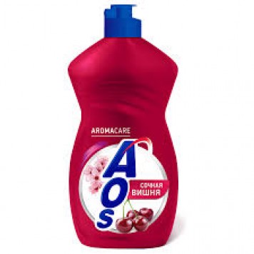 Аос средство для мытья посуды 450мл. Вишня