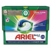 Ариель капсулы для стирки 14шт Liquid Capsules Color