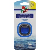 Ароматизатор воздуха Атмикс 4мл для авто.на дефлектор обдува, мембрана Океан