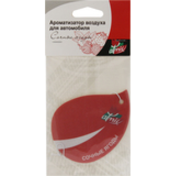 Ароматизатор воздуха Атмикс для авто. Сочные ягоды  (листок)