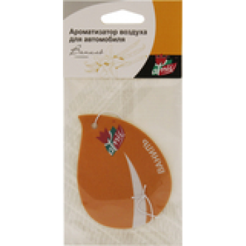 Ароматизатор воздуха Атмикс для авто. Ваниль (листок)