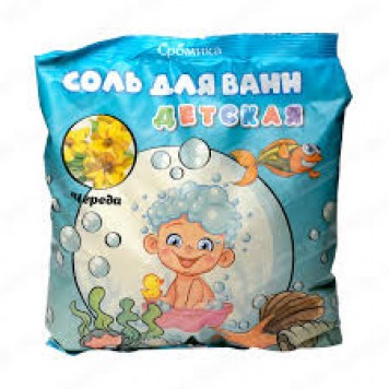 AROMIKA Соль д/ванн 1000г Детская ЧЕРЕДА /12