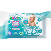 BABIKO дет.влажная туалет.бумага 30шт