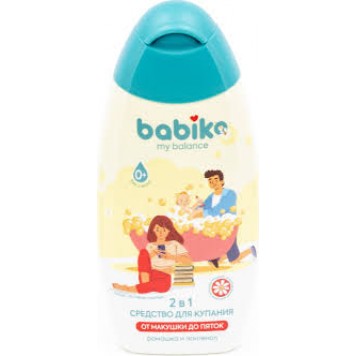 BABIKO My Balance 250мл 2 в1 средство для купания Ромашка и пантенол 0+