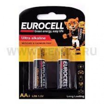 Батарейка EUROCELL LR-06 Alkaline пальчиковые 1шт /48