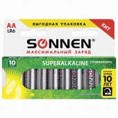 Батарейка SONNEN ,пальчиковые/1шт Батарейка SONNEN ,пальчиковые/1шт