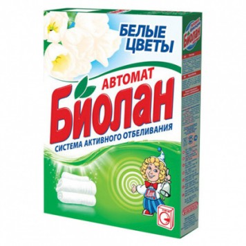 Биолан СМС 350гр. Автомат Белые цветы  (24шт.) 