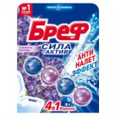 Бреф чистящее средство для унитазов Сила Актив Лаванда свежесть 50гр.