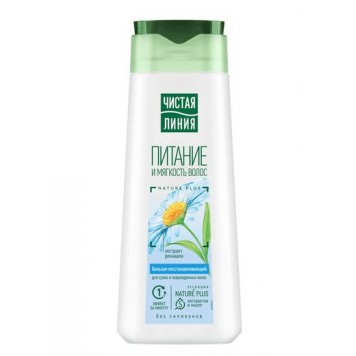 Чистая линия Бальзам-Ополаскиватель 380мл РОМАШКА Восстановление д/сухих и поврежд. волос