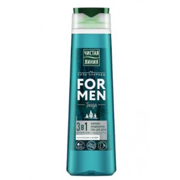 Чистая линия Шампунь 400мл. муж Активатор роста волос