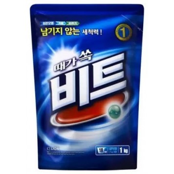 CJ Lion Стир. порошок "Beat" д/ручной и автом. стирки м/у 1кг