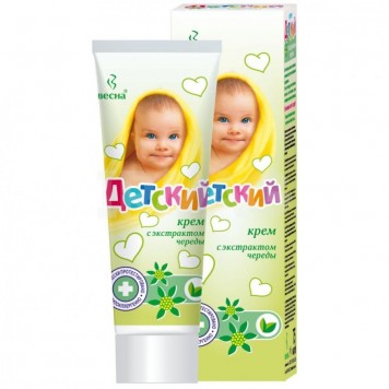Детский крем Весна с экстрактом череды 75гр.