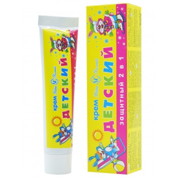 Детский крем защитный 2 в 1 40мл.(36)