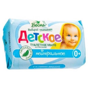 Детское крем-мыло 90гр Весна Нейтральное)