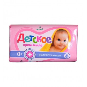 Детское крем-мыло 90гр. Весна увлажняющее 