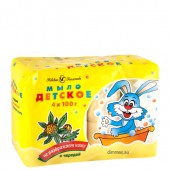 Детское мыло 4*100гр. НК с экстрактом Череды (18шт)