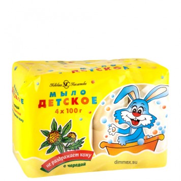 Детское мыло 4*100гр. НК с экстрактом Череды (18шт)