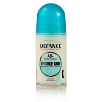 Дезодорант антиперспирант DEFANCE 50мл InvisCare жен