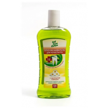 Для Всей Семьи Ополаскиватель д/полости рта 500мл С ромашкой