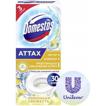 Доместос стикеры  для унитаза лимон 30гр.