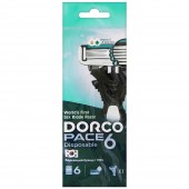 ДОРКО PACE 6 лезвий одноразовый станок 1 шт  ДОРКО PACE 6 лезвий одноразовый станок 1 шт