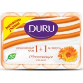 Дуру мыло туалетное 1+1 4*80гр Календула