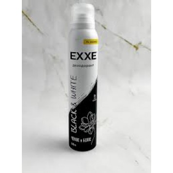 EXXE Дезодорант спрей 200мл Черное и белое Black & White (XL размер)/6