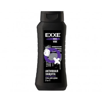 EXXE Гель для душа 2в1 мужской 400мл Увлажняющий