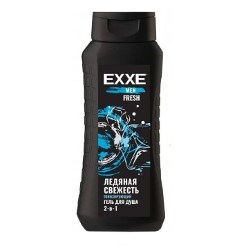EXXE Гель для душа мужской 400мл Тонизирующий, Ultimate freshness*12