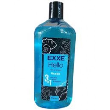 EXXE Hello Men гель д/душа 750мл 3в1 Океан/8