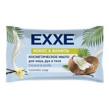 EXXE Косметическое мыло Кокос и ваниль, 75г (флоу-пак)*12