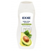 EXXE Крем-Гель для душа женский 400мл Авокадо и пион, увлажняющий*12