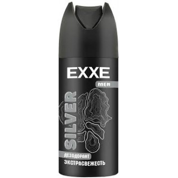 EXXE Men Дезодорант спрей 150мл SILVER Экстрасвежесть/6