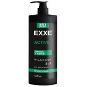 EXXE Men Гель д/душа 1000мл ACTIVE Тонизирующий 2в1/4)																												