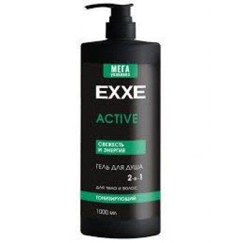 EXXE Men Гель д/душа 1000мл ACTIVE Тонизирующий 2в1/4)																												