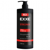 EXXE Men Гель д/душа 1000мл STRONG Сила и энергия 2в1/4)