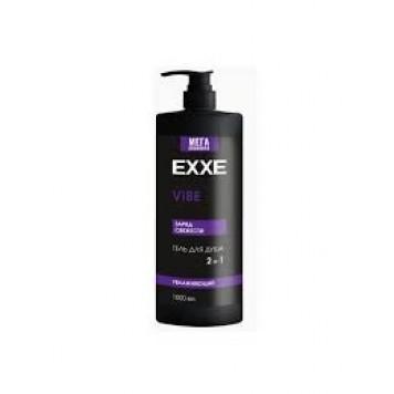 EXXE Men Гель д/душа 1000мл VIBE Увлажняющий 2в1/4/чз