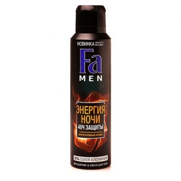 Фа дезодорант спрей 150мл муж Энергия ночи