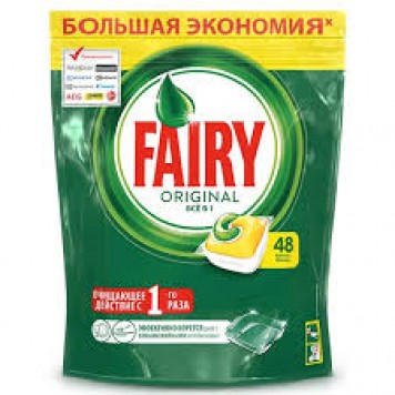 Фэйри All in Platinum капсулы д/посудомоечных машин Лимон 48шт