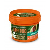 FK SUPER FOOD Маска для волос 100мл Авокадо, миндаль Объем и сила 