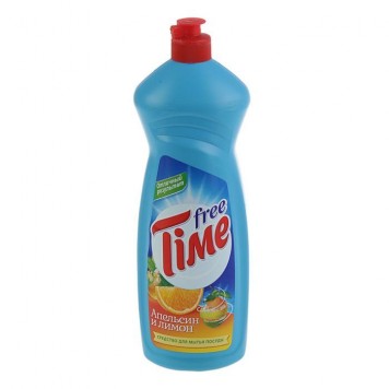 Free Time средство для посуды 900мл Апельсин лимон