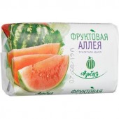 Фруктовая аллея мыло туалетное Арбуз 90гр.(104))