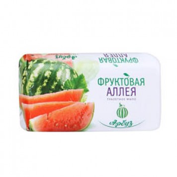 Фруктовая аллея мыло туалетное Арбуз 90гр.(104)