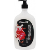 Гель-крем для душа NataM 1000 мл Миндальное молочко и красный лотос